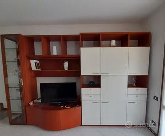 Mobile legno noce soggiorno sala