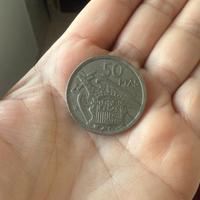 Moneta 50 Pesetas Spagna 1957 - Francisco Franco