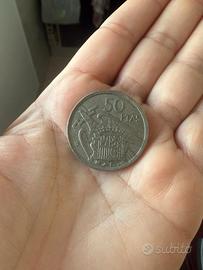 Moneta 50 Pesetas Spagna 1957 - Francisco Franco
