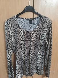 Maglietta donna Just Cavalli  leopardata 