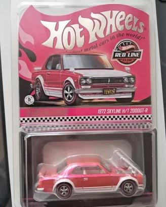 Hot Wheels RLC 1972 Skyline H/T 2000GT-R (Pink)