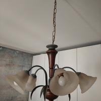 Lampadario arte povera 