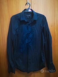 Camicia uomo Zara Man blu scuro