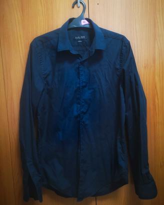Camicia uomo Zara Man blu scuro