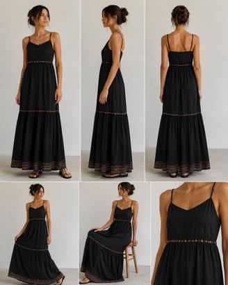 Abito lungo nero Esmara by Heidi Klum – Tg 40/42