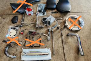 vari accessori Virago Dragstar
