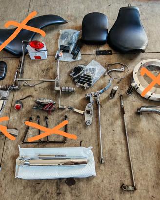 vari accessori Virago Dragstar