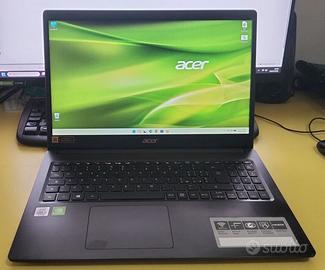 Notebook Acer i7, 256Gb NVMe, 16Gb RAM, GPU 2Gb!!