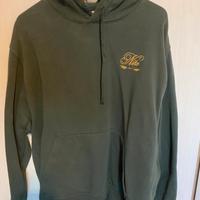 Felpa verde con scritta oro NIKE XL