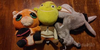 PELUCHE SET DI 3 SAGA SHREK DREAMWORKS
