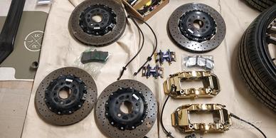 Impianto frenante completo D2 racing forgiati 