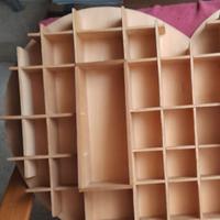 bacheca artigianale in legno cuoriforme cm.69x58