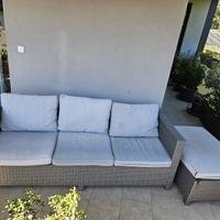 Mobili da giardino Rattan set completo