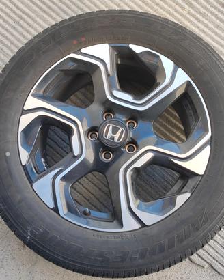 4 cerchi in lega da 18 con pneumatici per HONDA 