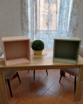 mensole coppia cubi 