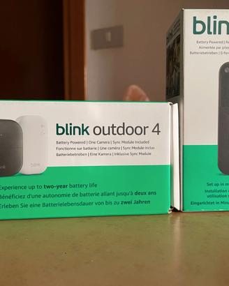 Kit Blink Outdoor 4 + Video Doorbell Sigillati