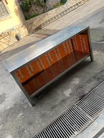 Tavolo da lavoro professionale acciaio inox