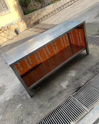 Tavolo da lavoro professionale acciaio inox