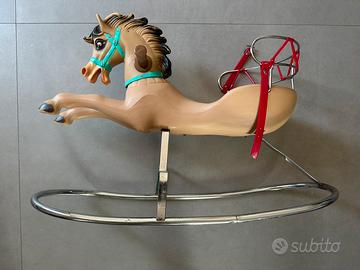Cavallo a dondolo Canova vintage