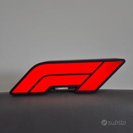 Lampada logo F1 3D