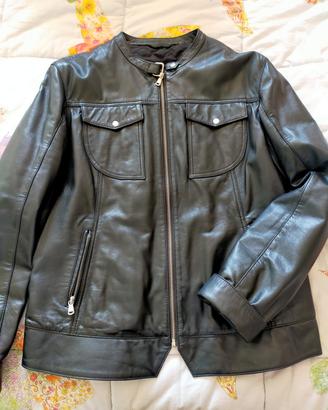 giacca in pelle  tg 44