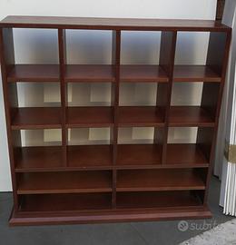 mobilino in legno colore mogano 