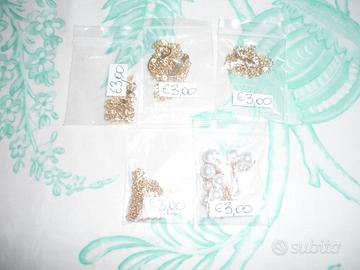 CATENINE PLACATE CON CIONDOLO