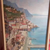 Quadro Costiera Amalfitana primi '900
