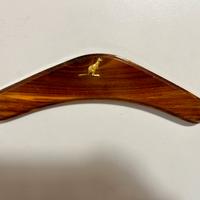Boomerang originale australiano in legno di Mulga