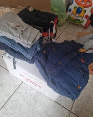 Vestire vario autunno inverno bambino taglia 80-86