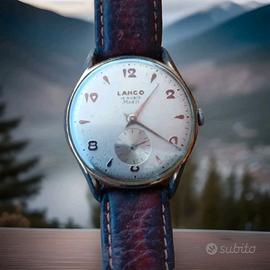 Oversize 37mm Orologio Vintage LANCO mod. 11