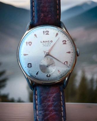 Oversize 37mm Orologio Vintage LANCO mod. 11