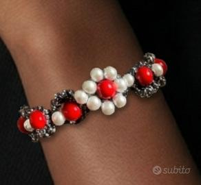 Bracciale in pizzo chiacchierino