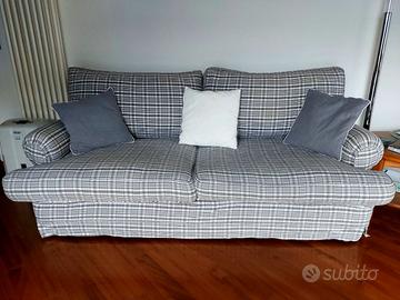 Divano letto con imbottitura in vera piuma d'oca