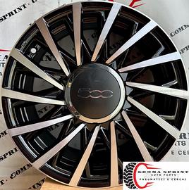 4 CERCHI IN LEGA ORIGINALI RAGGIO 15 FIAT 500