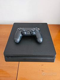 PS4 Slim 500GB Nera + Controller Orig. + Cavi