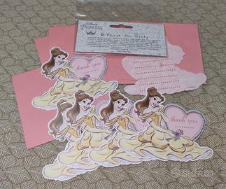 Biglietti con Buste Disney Principessa Belle