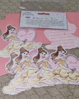 Biglietti con Buste Disney Principessa Belle