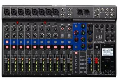 MIXER DIGITALE ZOOM LIVE TRAK L-12 + borsa Zoom