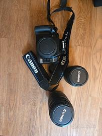 Canon Eos 400D + 18-55 + 55-250 + borsa