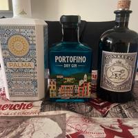 Portofino bot vuota gin monkey 47e gin palma
