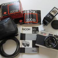 RICOH 35 ZF e flash AGFATRONIC 200B