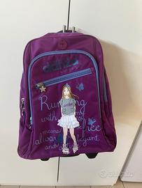 Zaino Trolley "Dimenzione Danza" colore viola 