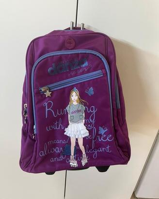 Zaino Trolley "Dimenzione Danza" colore viola 