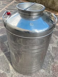 Fusto 50 litri per olio bidone in acciaio