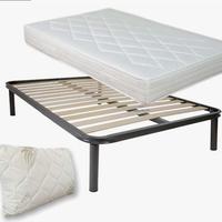 Rete a doghe e materasso da una piazza e mezza