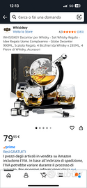 WHISISKEY Decanter per Whisky