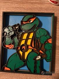 Tartarughe ninja, quadro Michelangelo
