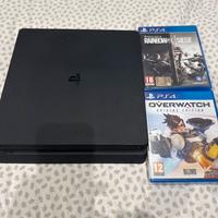 PlayStation 4 Slim + 2 giochi no controller