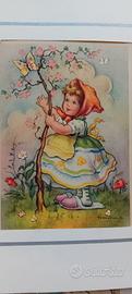 6 stampe antiche di bambini  originali  1900